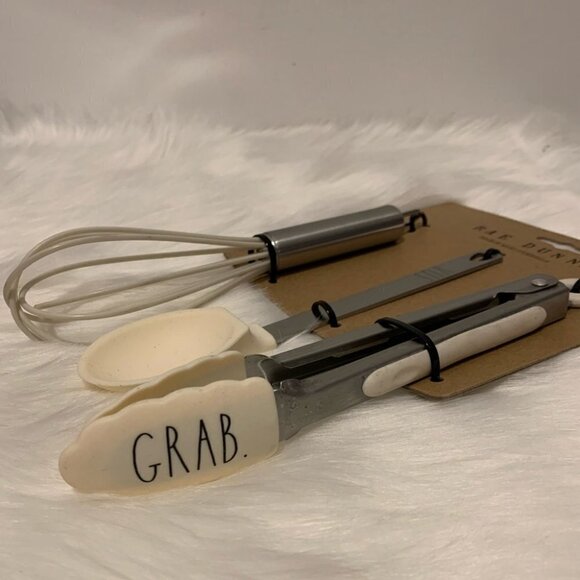 Rae  Dunn 3 pc Mini Utensil Set Brand New - Picture 7 of 8